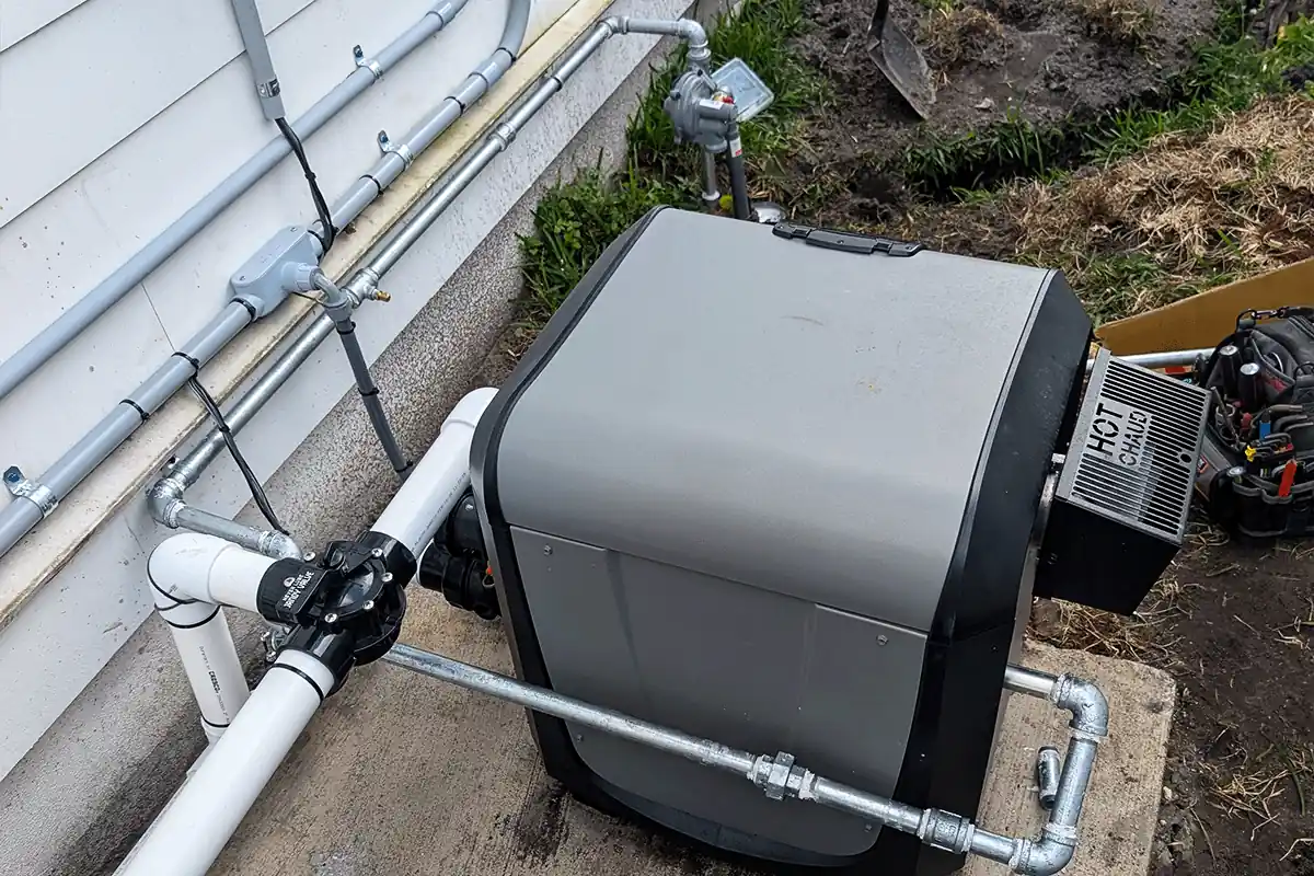 Completed gas line connection to a newly installed appliance β quality gas plumbing β EVERYDAYPLUMBER.com Tampa Bay